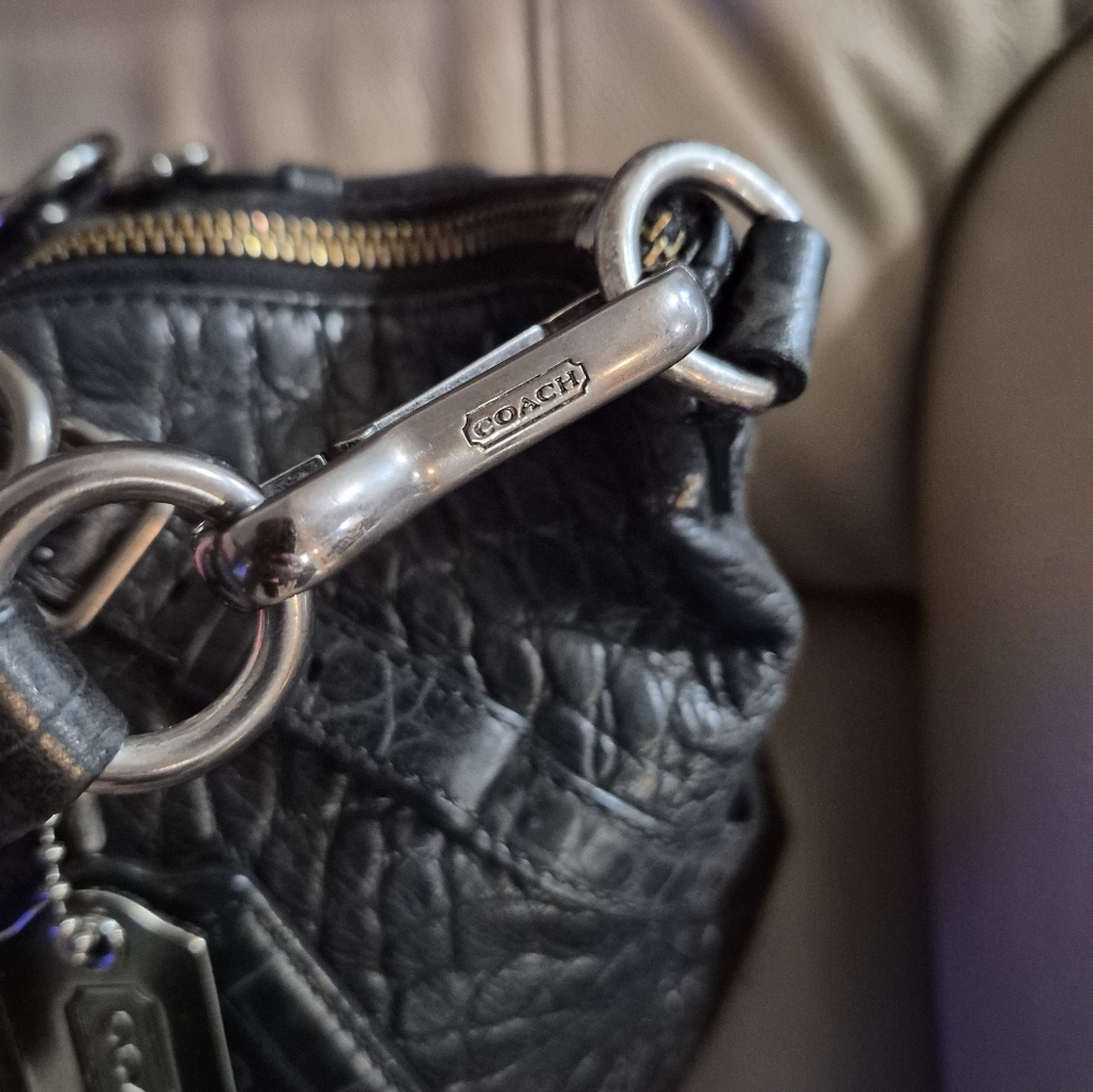 COACH Madison Sophia Croc Embossed Coach "RARE" - Picture 7 of 15